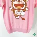 Women doraemon T-shirt Ice silk cotton Length 58cm Bust 88cm Shoulder 36cm Sleeve 21cm White/black/Pink #99902564