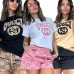 2025 Special Price Gucci Style Logo T-Shirt &amp; Monogram Shorts Set - Designer Women's Summer Outfit #A54157