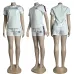 Sale Gucci Embossed Short Set with Contrast Side Panels #A47229