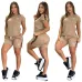 Sale Gucci Embossed Short Set with Contrast Side Panels #A47229
