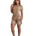 Sale Gucci Embossed Short Set with Contrast Side Panels #A47229